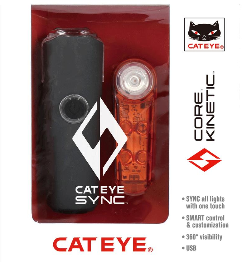 Cateye Sync Core / Kinetic Bluetooth Light Set - Dave Mellor Cycles